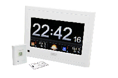 Balance Meteo Weerstation met Digitale Fotolijst, Wit, 272785