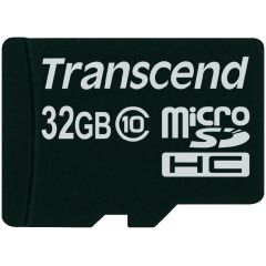 Transcend 32GB micro SDHC geheugenkaart Class 10