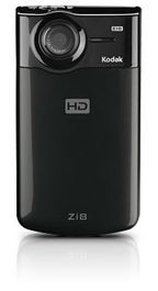 Kodak Zi8 Pocket HD Video Camera Zwart