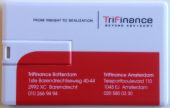 USB stick met logo, Credit Card / Visitekaartje